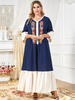  Plus Size Fashion Muslim Modern Burka Modest Musulmane Dubai Turkish Women Vetements Arabic Kaftan 2022 Hijabi Islamic Clothing Femme Burqa Maxi Dress Abaya