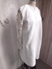 2022 New Muslim Abaya Middle East Pearl White Embroidered Long Sleeve Short Fashion Jacket