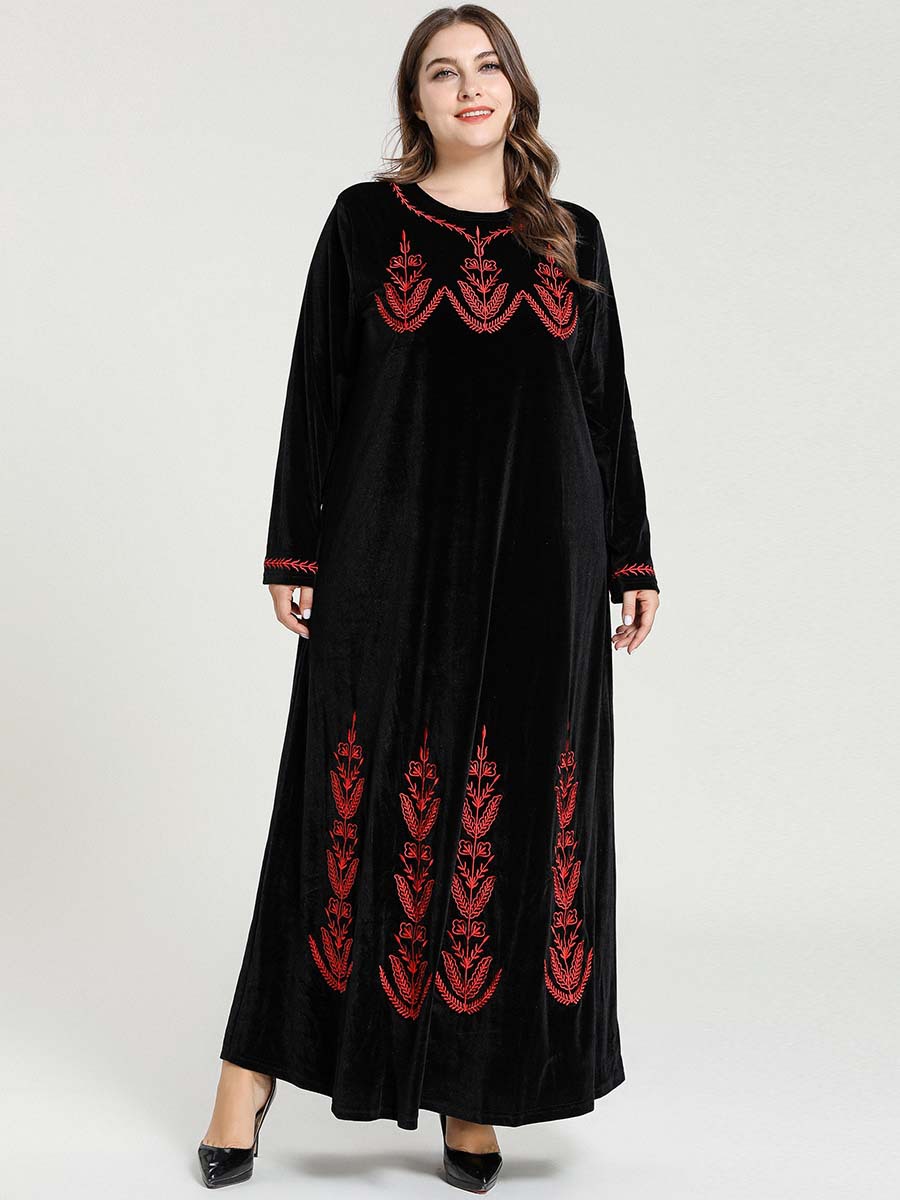  2022 Muslim Women Modest Turkish Musulmane Kaftan Burka Burqa Arabic Dubai Hijabi Plus Size Islamic Clothing Vetements Modern Fashion Femme Maxi Dress Abaya