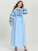  Vêtements Islamic Clothing Prayer Clothes Robe Femme Musulman Embroidery Kebaya Maleisie Turkish Vetement Femme Borka Modest Dubai Women Maxi Dress Abaya