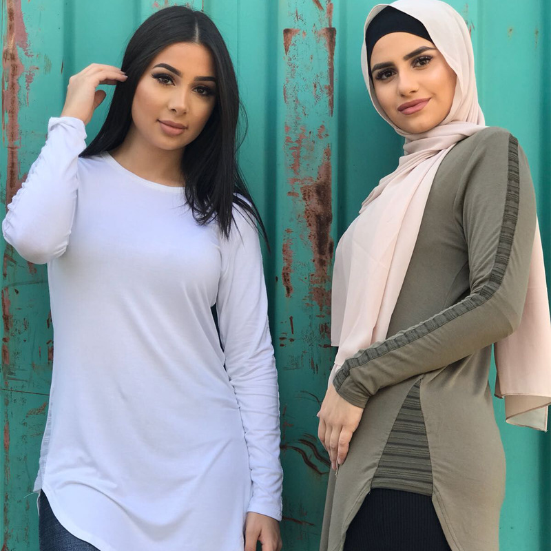 2022 Modest Malaysia Women Islamic Dubai Casual Modern New Arabic Design Shirt