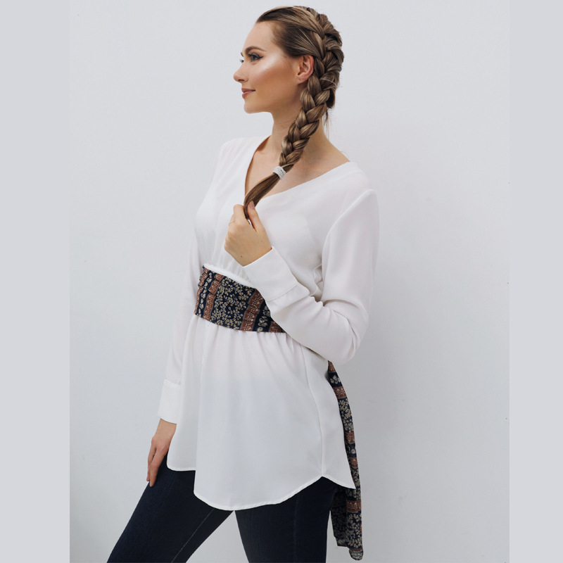 Arabic Islamic 2022 New Design Modern Women Modern Malaysia Casual Shirt