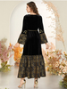  Dubai Fashion Arabic Muslim Modest Vetements Turkish Kaftan Burka Islamic Clothing Musulmane 2022 Femme Hijabi Burqa Women Modern Maxi Dress Abaya