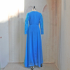 2022 Muslim Dubai Elegant Pure Color Embroidered Sequin Stitching Chiffon Double Layer Long Skirt