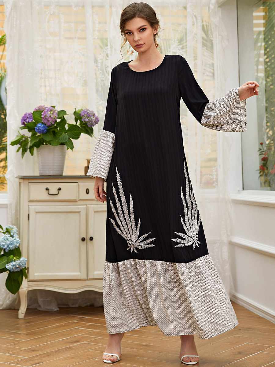  Arabic Modest Turkish Femme Burqa Burka Musulmane 2022 Dubai Kaftan Muslim Modern Islamic Clothing Women Vetements Hijabi Fashion Maxi Dress Abaya