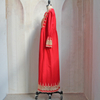 2022 Muslim Dubai Cotton Embroidered Single Layer Elegant Middle Eastern Muslim Women's Clothing