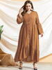  Borka Turkish Fabric Dubai Burka Fashion Vetements Cotton Femme Women Turkish Musulmane Islamic Clothing Modest Kaftan Hijabi Burqa Muslim Dresses Maxi Dress Abaya