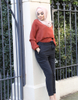 Arabic Casual New Design Dubai Arabian 2022 Modern Modest Women Islamic Shirt