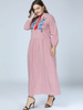  Dubai Turkish Kaftan Muslim Dresses Femme Fashion Women Cotton Fabric Hijabi Burqa Musulmane Islamic Clothing Burka Vetements Modest Turkish Borka Maxi Dress Abaya