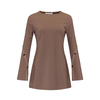 Women Arabic 2022 Malaysia New Design Dubai Modest Islamic Modern Casual Shirt