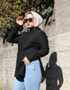 Modest Women Islamic New Design Modern Dubai Arabic 2022 Malaysia Casual Shirt
