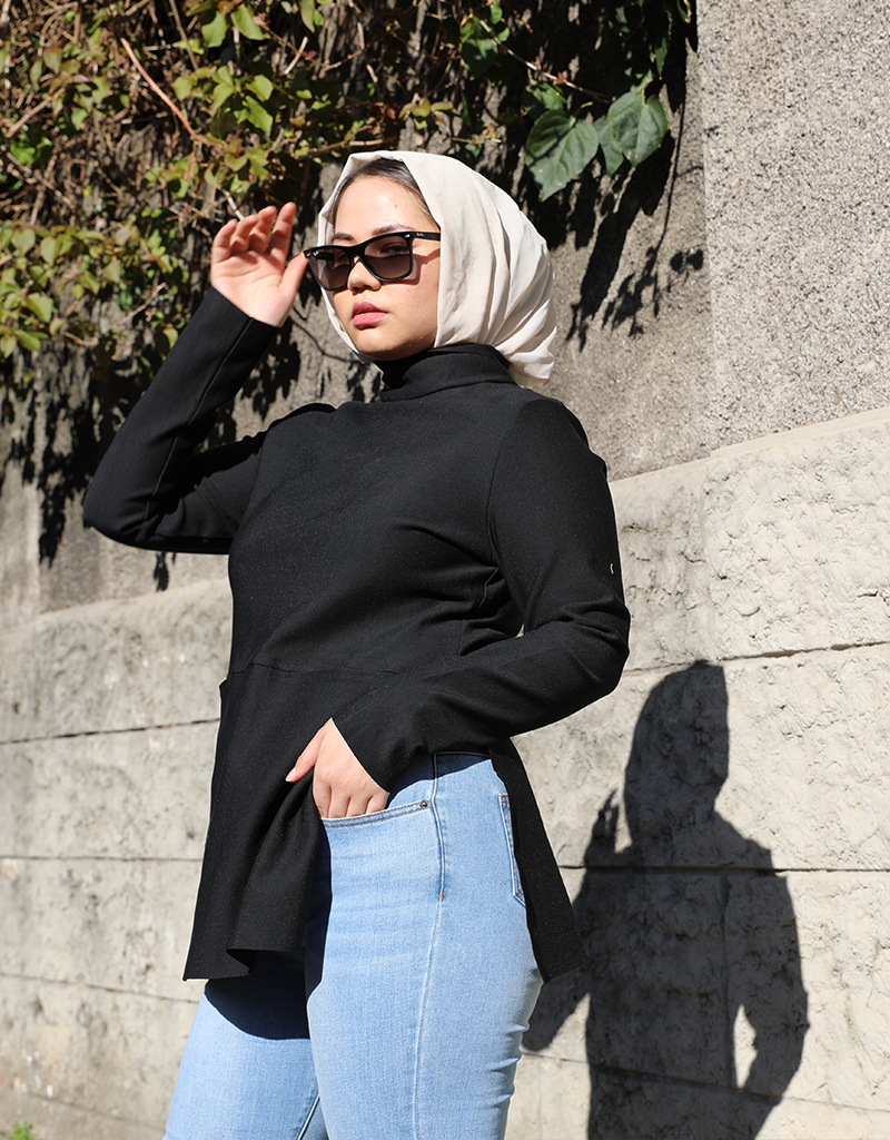 Modest Women Islamic New Design Modern Dubai Arabic 2022 Malaysia Casual Shirt