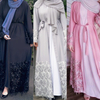  Dubai Modest Arab Kimono Robe Fashion 2022 Jalabiya Morocco Kaftan Turkish Muslim Islamic Clothing Burka Women Maxi Dress Open Abaya