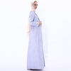 autumn and winter new one-button long coat Muslim women's long-sleeved warm and thin coat for export
