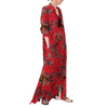 2022 Muslim Cotton And Hemp Color Lapel Long-sleeved Cardigan Dress with Simple And Loose Casual Long Sleeves