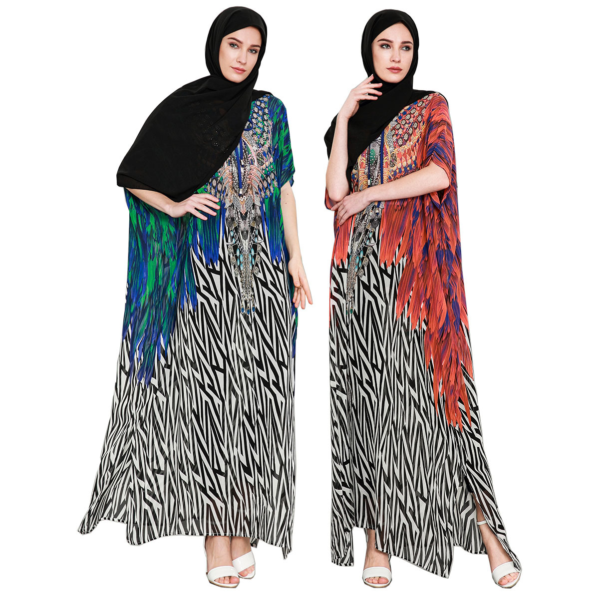  Jalabiya Muslim Arab Islamic Clothing Cotton Kaftan Robe Burka Morocco Turkish Dubai 2022 Kimono Modest Prayer Women Maxi Dress Abaya