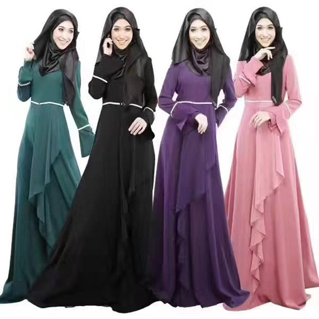  Kimono Islamic Clothing Kaftan Robe Burka Muslim Turkish Modest Dubai Cotton Morocco 2022 Jalabiya Arab Prayer Women Maxi Dress Abaya