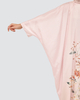 SIPO Eid New Design Wholesale Malaysia Satin Crepe Kaftan Floral Print Muslim Batik Kaftan Dress