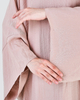 SIPO Hot Sale Muslim Style Textured Silk Kaftan Dress Malaysia Modest Kaftan