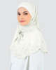 SIPO Custom hijab scarf Premium Malaysia Embroidery Hijab Pearl Chiffon Shawl Scarf supplier