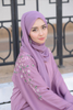 SIPO Hot Selling Abaya Luxe Dubai Malaysia Style Solid Color Exquisite Embroidery Muslim Women Dresses 