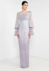 SIPO Eid Wholesale Fesyen Baju Embroidered Dress Muslim Women Dresses Chiffon Modern Baju Kurung