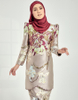 Embroidery Baju Kurung Moden Flower Lace