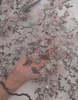 Embroidery Lace KINSLEY BEADED LACE IN CHARCOAL GREY