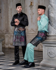 Customization Baju Melayu Tailored Fit Aqua Blue