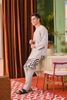 SIPO 2024 Eid Malaysia Boutique Combination Set Clothing Men's Kurta with Key-Hole Neckline And Button Detail