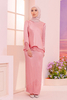 SIPO New Arrival OEM ODM Muslim Clothing Malaysia Clothes Baju Kurung Mini Scallop Kurung with French Lace for Women