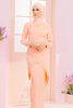 SIPO Eid 2024 Raya Malaysia Baju Kurung Long Kurung Long Sleeve with Embroidry Muslim Dress 