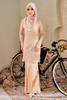 SIPO Custom Design Baju Kurung Modern 2024 Muslim Dress Malaysia Musulmane Women Dresses
