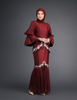 SIPO Wholesale Embroidery Mini Kurung High Quality Elegant Malaysia Baju Kurung Women Muslim Dresses