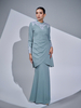 SIPO Wholesale Premium Chiffon Malaysia Baju Kurung Modest Sets with Lace for Women 