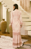 SIPO 2024 New Design Muslim Baju Kurung Modern with Lace Trimming And Beauty Printed Eid Women Fashion Wear