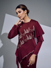 SIPO 2024 New Arrival Embroidery Lace Islamic Clothing Baju Kurung Wholesale in Vietnam Long Sleeve Baju Kurung