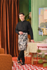SIPO ODM/OEM new design breathability Men's Baju Melayu with Nehru Collar and Seashell-Metal Ring Button