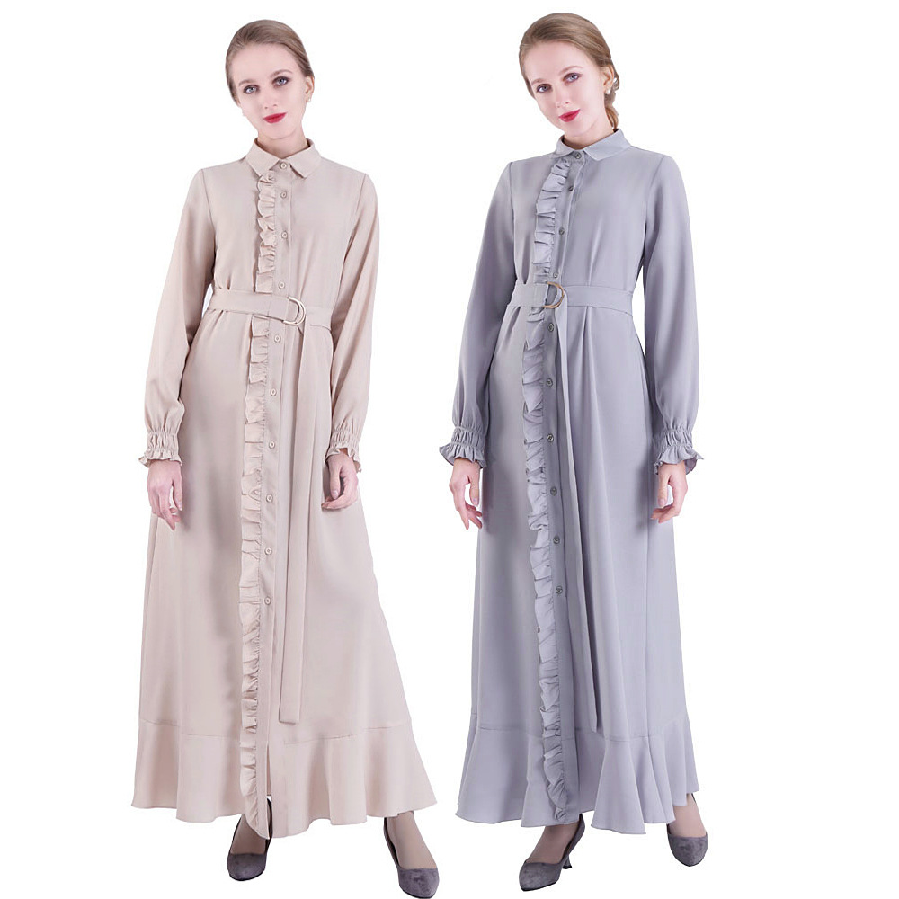 Muslim Abaya Hotsale Casual Islamic Clothing Moroccan Turkey Dresses For Ladies