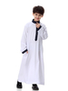 Arabic Wholesale High Neck Traditional Breathable Long Sleeve Muslim Islamic Kids Clothing Boys Thobe