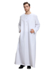 Middle East Botton Line Modest Full Length Round Collar Man Thobe