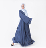 Muslim Dresses Ethnic Women Simple Islamic Clothing Dubai Kaftan Abaya Kimono