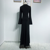 Hijab Middle East Maxi Full Length Abaya With Fishtail Muslim Dresses Party Islamic Clothing