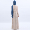 Ramadan Dubai Muslim Islamic Dress Bronzing Mesh Modest Muslim Abaya 