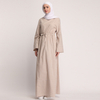 Wholesale Fashion Striped Summer Casual Pattern Popular Muslim Abaya Islamic Women Clothing