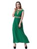 Dubai Round Neck Breathable Long Sleeve Chiffon Muslim Islamic Women Abaya Dresses Clothing