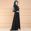 FREE SHIPPING Dubai New Embroidery Long Sleeve Islamic Clothing Prayer Dresses Muslim Maxi Dress Women Abaya With Lining