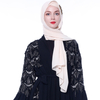 Islamic Sequin Tassel Chiffon Outer Flared Sleeve Female Muslim Maxi Dress