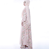 Elegant Printed Chiffon Cardigan Muslim Women's Wear Muslim Open Kimono
