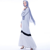 Colorblock Loose Fit Muslim Abaya Women's Robe Islamic Dress Maxi Dress